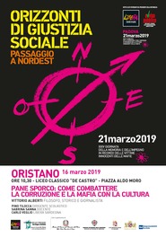 Oristano – PANE SPORCO. Combattere la corruzione e la mafia con la cultura