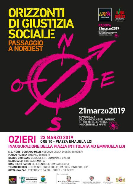 Ozieri – Inaugurazione della Piazza intitolata a Emanuela Loi