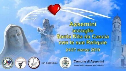 Da Cascia ad Assemini in cammino con Santa Rita