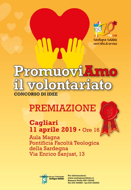 Cagliari – Premiazione Concorso di Idee “PromuoviAmo il Volontariato”