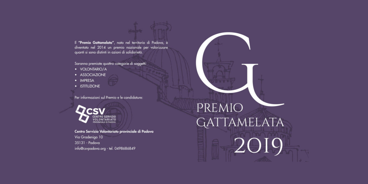 A Giampiero Farru e a Sardegna Solidale il premio nazionale Gattamelata 2019