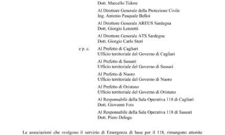 Le associazioni del 118 alla Regione: “Senza protezioni siamo pronte a interrompere il servizio”