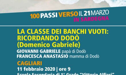 CAGLIARI – LA CLASSE DEI BANCHI VUOTI: RICORDANDO DODÒ