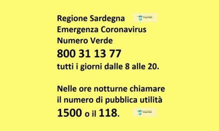 Emergenza Coronavirus – Numeri di riferimento e sospensione eventi e manifestazioni