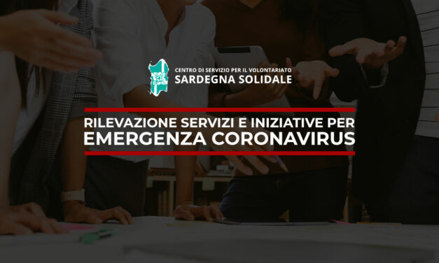 Rilevazioni servizi e iniziative per EMERGENZA CORONAVIRUS