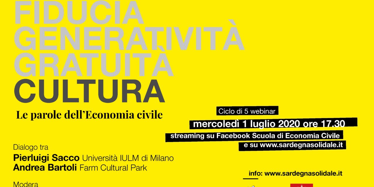 Le Parole dell’Economia Civile. #cultura