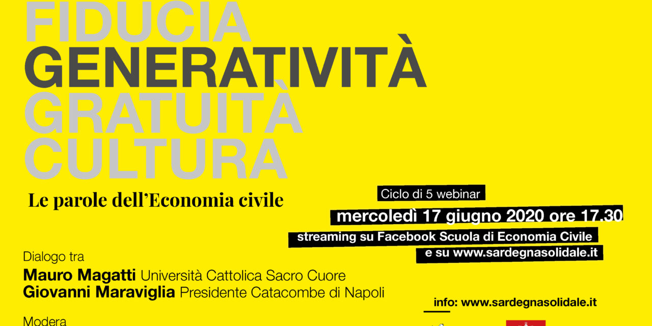 Le Parole dell’Economia Civile – #Generatività