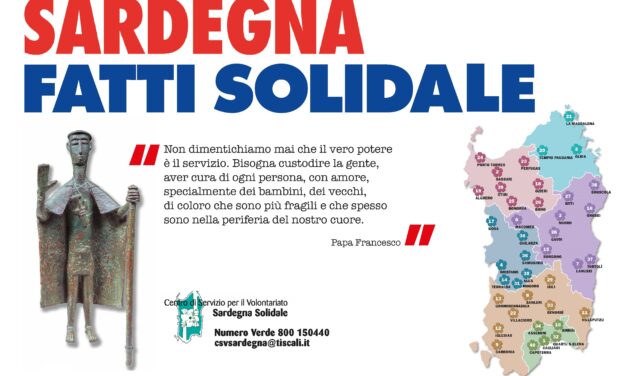 267 SINDACI SARDI ESPRIMONO SOLIDARIETA’ AL CSV SARDEGNA SOLIDALE