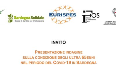 PRESENTAZIONE INDAGINE SULLA CONDIZIONE DEGLI ULTRA 65ENNI NEL PERIODO DEL COVID-19 IN SARDEGNA