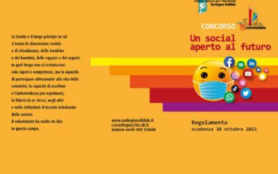 PROROGA SCADENZA – “UN SOCIAL APERTO AL FUTURO”: CONCORSO per gli studenti delle Scuole Superiori della Sardegna