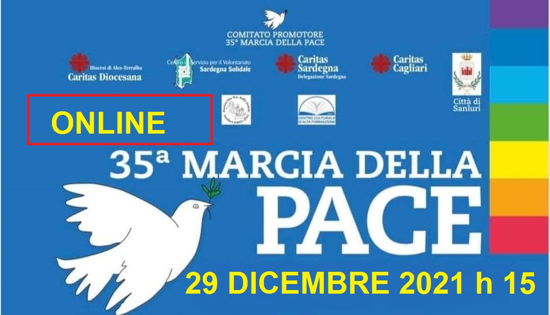 Si farà ONLINE la 35° Marcia della Pace