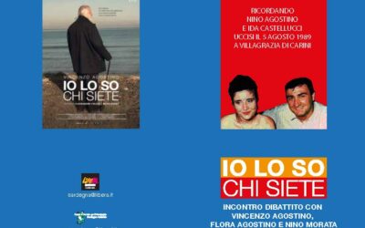 CAGLIARI – IO LO SO CHI SIETE. INCONTRO-DIBATTITO CON VINCENZO, FLORA E NINO AGOSTINO