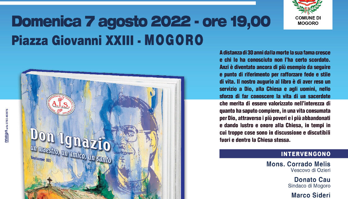 Mogoro – Don Ignazio: un maestro, un amico, un santo