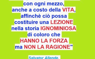 La storia ignominiosa di coloro che hanno la forza ma non la ragione