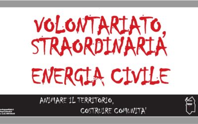 Volontariato, straordinaria energia civile. Animare il territorio, Costruire comunità