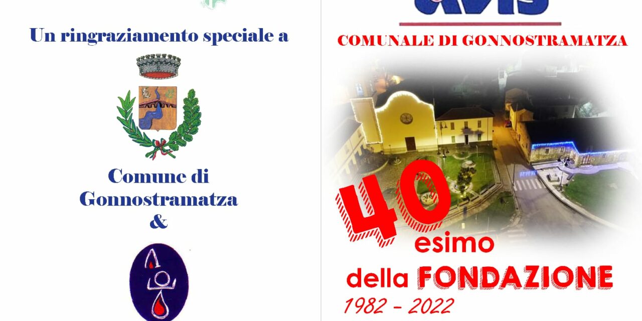 Gonnostramatza – 40 Anni di AVIS