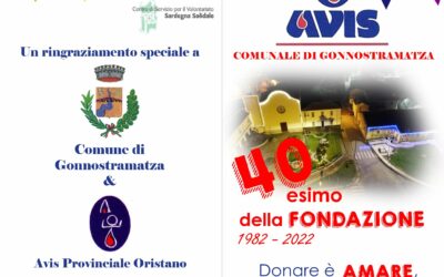 Gonnostramatza – 40 Anni di AVIS