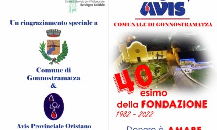 Gonnostramatza – 40 Anni di AVIS