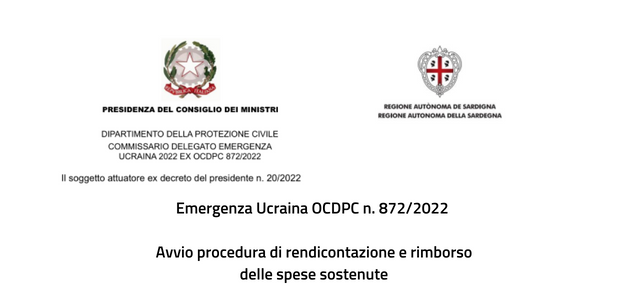 Avviso per l’avvio della procedura di rendicontazione e rimborso delle spese sostenute per le attività di accoglienza e assistenza alla popolazione ucraina