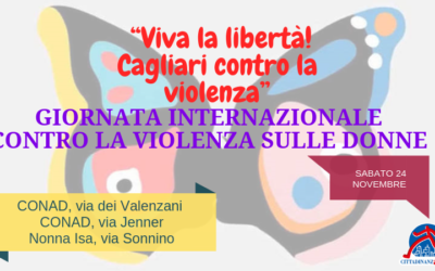 Cittadinanzattiva Cagliari per la Giornata internazionale contro la violenza sulle donne