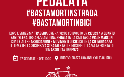 Cagliari – Pedalata #BASTAMORTINSTRADA #BASTAMORTINBICI