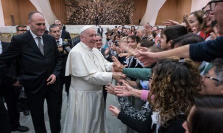 ABBIAMO INCONTRATO PIETRO: CI HA INCORAGGIATO A PROSEGUIRE CON PASSIONE LA NOSTRA MISSIONE