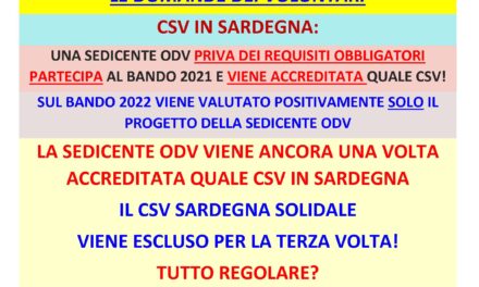 LE DOMANDE DEI VOLONTARI N. 6: tutto regolare?