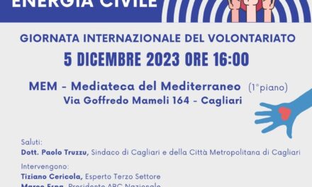 CAGLIARI – VOLONTARIATO, STRAORDINARIA ENERGIA CIVILE