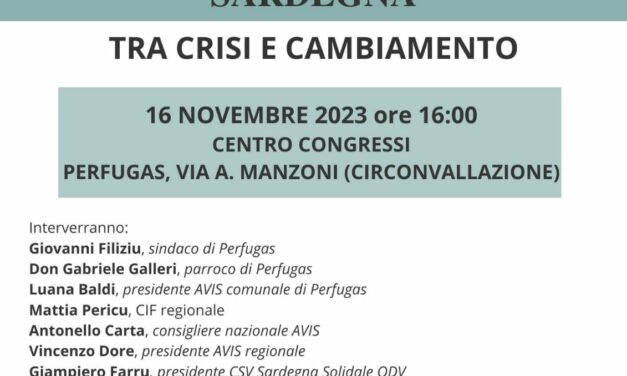 PERFUGAS – LE SFIDE DEL VOLONTARIATO IN SARDEGNA