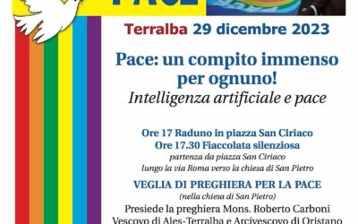 TERRALBA – XXXVII MARCIA DELLA PACE – Pace: un compito immenso per ognuno! Intelligenza artificiale e pace