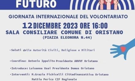 Oristano – Volontariato tra presente e futuro