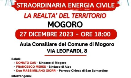 MOGORO – VOLONTARIATO, STRAORDINARIA ENERGIA CIVILE. LA REALTA’ DEL TERRITORIO