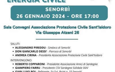 SENORBI’ – VOLONTARIATO, STRAORDINARIA ENERGIA CIVILE