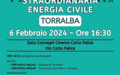 Torralba (SS) – Volontariato, Straordinaria Energia Civile
