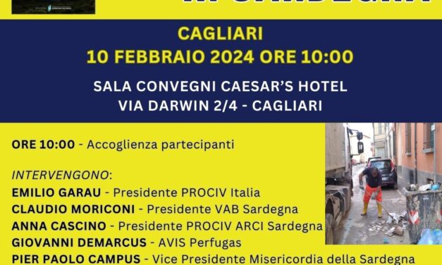 Cagliari – Il Volontariato di Protezione Civile in Sardegna