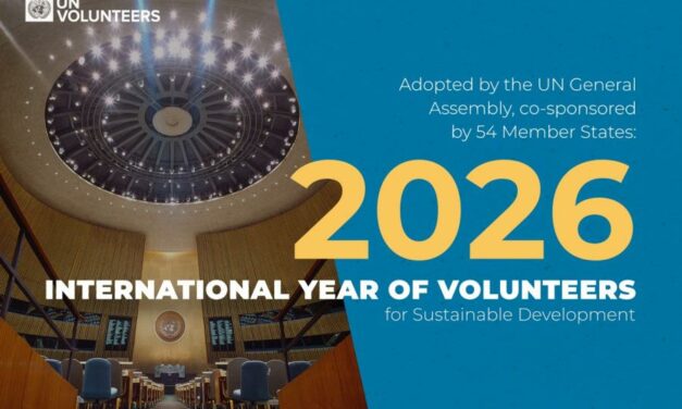 UN General Assembly Proclaims 2026 as the International Year of Volunteers for Sustainable Development