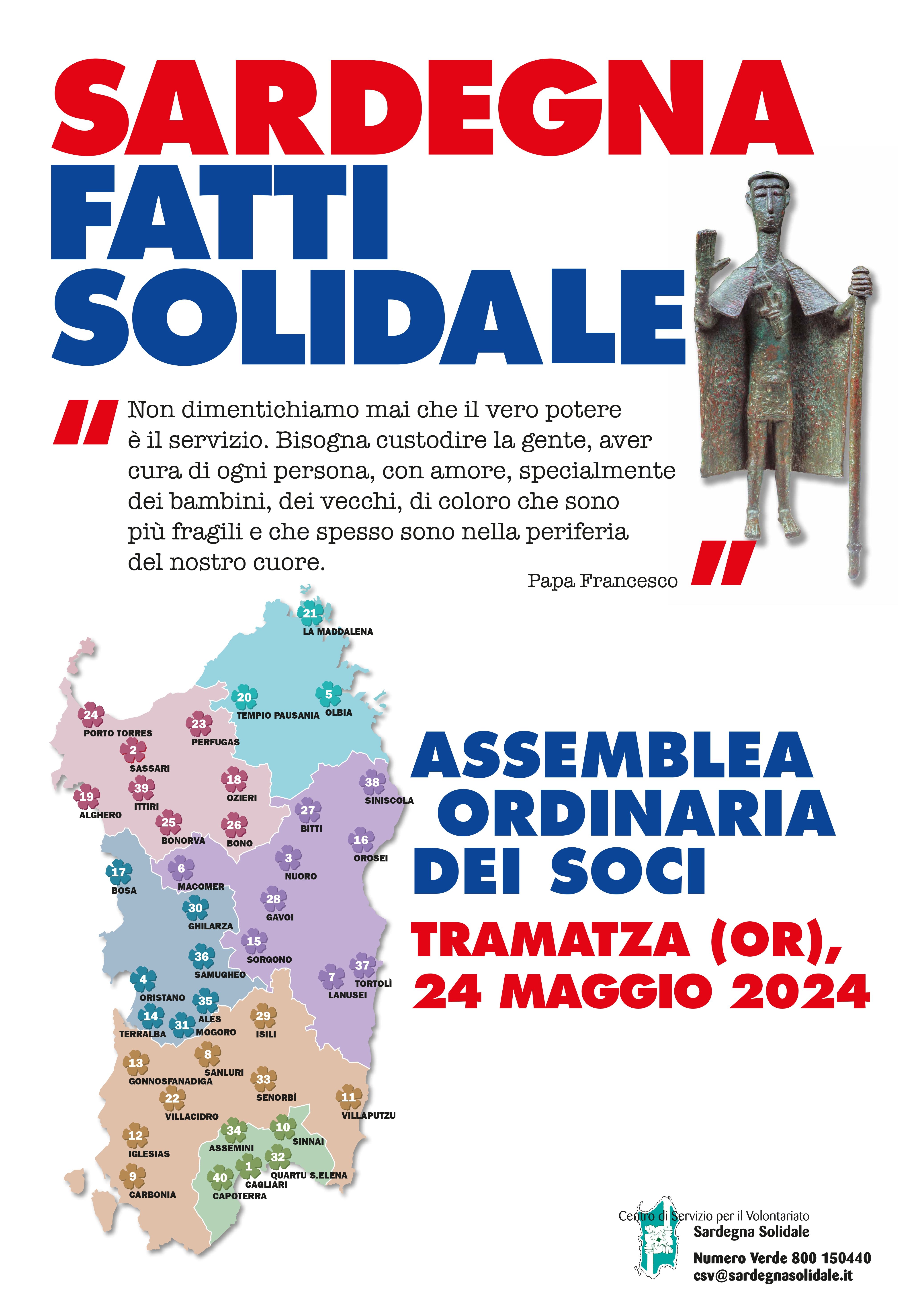 ALL’INSEGNA DELL’UNITARIETA’: GRANDE SUCCESSO DI CONTENUTI E PARTECIPAZIONE PER L’ASSEMBLEA DEI SOCI DEL CSV SARDEGNA SOLIDALE ODV