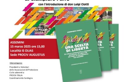 <strong>Assemini/IS OLIAS – PRESENTAZIONE DEL LIBRO DI GIAMPIERO FARRU “L’ISOLA CHE C’È. UNA SCELTA DI LIBERTÀ”</strong>