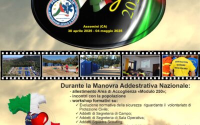 ASSEMINI – MANOVRA ADDESTRATIVA MULTIDISCIPLINARE NAZIONALE DI PROTEZIONE CIVILE