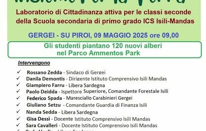 GERGEI/SU PIROI – RADICI DI LEGALITA’: INSIEME PER LA TERRA. Laboratorio di cittadinanza attiva
