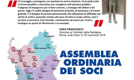 TRAMATZA (OR) – ASSEMBLEA DEI SOCI DEL CSV SARDEGNA SOLIDALE ODV