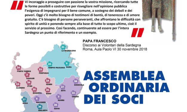 TRAMATZA (OR) – ASSEMBLEA DEI SOCI DEL CSV SARDEGNA SOLIDALE ODV