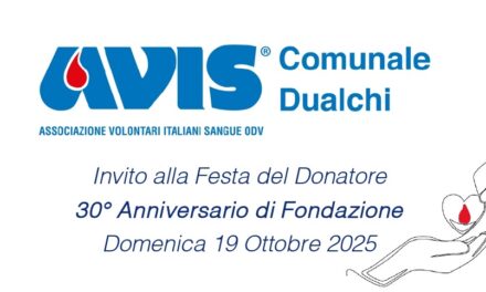DUALCHI – 30° ANNIVERSARIO DI FONDAZIONE DELL’AVIS COMUNALE