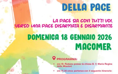 XXXIX MARCIA DELLA PACE. Macomer, domenica 18 Gennaio 2026, ore 15.
